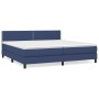 Cama box spring con colchón tela azul 200x200 cm de vidaXL, Camas y somieres - Ref: Foro24-3140007, Precio: 574,19 €, Descuen...
