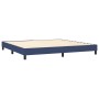 Cama box spring con colchón tela azul 200x200 cm de vidaXL, Camas y somieres - Ref: Foro24-3140007, Precio: 574,19 €, Descuen...