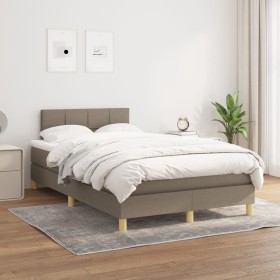 Boxspringbett mit taupegrauer Stoffmatratze 120x200 cm von vidaXL, Betten und Lattenroste - Ref: Foro24-3140605, Preis: 365,8...