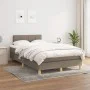 Box spring bed with taupe gray fabric mattress 120x200 cm by vidaXL, Beds and slatted bases - Ref: Foro24-3140605, Price: 358...