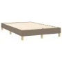 Box spring bed with taupe gray fabric mattress 120x200 cm by vidaXL, Beds and slatted bases - Ref: Foro24-3140605, Price: 358...