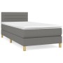 Boxspringbett mit dunkelgrauer Stoffmatratze 90x200 cm von vidaXL, Betten und Lattenroste - Ref: Foro24-3140666, Preis: 308,7...