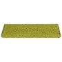 Alfombrillas para escaleras 15 unidades 65x21x4 cm Verde Borde