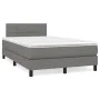 Box spring bed with dark gray fabric mattress 120x200 cm by vidaXL, Beds and slatted bases - Ref: Foro24-3140042, Price: 430,...