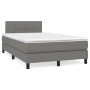 Boxspringbett mit dunkelgrauer Stoffmatratze 120x200 cm von vidaXL, Betten und Lattenroste - Ref: Foro24-3140042, Preis: 423,...