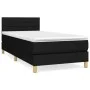 Box spring bed with black fabric mattress 90x200 cm by vidaXL, Beds and slatted bases - Ref: Foro24-3140667, Price: 285,84 €,...