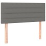 Box spring bed with dark gray fabric mattress 100x200 cm by vidaXL, Beds and slatted bases - Ref: Foro24-3140674, Price: 303,...