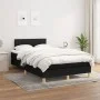 Box spring bed with black fabric mattress 120x200 cm by vidaXL, Beds and slatted bases - Ref: Foro24-3140763, Price: 371,03 €...