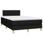 Box spring bed with black fabric mattress 120x200 cm by vidaXL, Beds and slatted bases - Ref: Foro24-3140763, Price: 371,03 €...