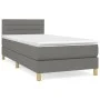 Box spring bed with dark gray fabric mattress 80x200 cm by vidaXL, Beds and slatted bases - Ref: Foro24-3140650, Price: 278,6...