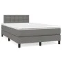 Box spring bed with dark gray fabric mattress 120x200 cm by vidaXL, Beds and slatted bases - Ref: Foro24-3140362, Price: 424,...