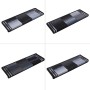 Alfombrilla autoadhesiva de escalera 15uds negro gris 65x21x4cm