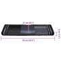 Alfombrilla autoadhesiva de escalera 15uds negro gris 65x21x4cm