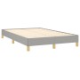Boxspringbett mit hellgrauer Stoffmatratze 120x200 cm von vidaXL, Betten und Lattenroste - Ref: Foro24-3140761, Preis: 386,75...