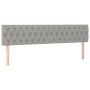 Cama box spring con colchón tela gris claro 180x200 cm de vidaXL, Camas y somieres - Ref: Foro24-3140313, Precio: 530,20 €, D...