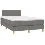 Box spring bed with dark gray fabric mattress 120x200 cm by vidaXL, Beds and slatted bases - Ref: Foro24-3140442, Price: 378,...