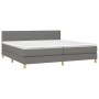 Boxspringbett mit dunkelgrauer Stoffmatratze 200x200 cm von vidaXL, Betten und Lattenroste - Ref: Foro24-3140482, Preis: 565,...