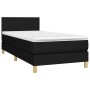Boxspringbett mit schwarzer Stoffmatratze 90x190 cm von vidaXL, Betten und Lattenroste - Ref: Foro24-3140419, Preis: 302,74 €...