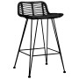 Kitchen stools 2 units black rattan by vidaXL, Kitchen stools - Ref: Foro24-285233, Price: 274,51 €, Discount: %
