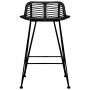 Kitchen stools 2 units black rattan by vidaXL, Kitchen stools - Ref: Foro24-285233, Price: 274,51 €, Discount: %