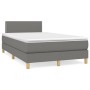 Boxspringbett mit dunkelgrauer Stoffmatratze 120x200 cm von vidaXL, Betten und Lattenroste - Ref: Foro24-3140522, Preis: 373,...