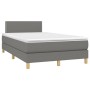 Boxspringbett mit dunkelgrauer Stoffmatratze 120x200 cm von vidaXL, Betten und Lattenroste - Ref: Foro24-3140522, Preis: 373,...