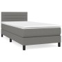 Boxspringbett mit dunkelgrauer Stoffmatratze 80x200 cm von vidaXL, Betten und Lattenroste - Ref: Foro24-3140090, Preis: 280,1...
