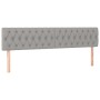 Box spring bed with light gray fabric mattress 180x200 cm by vidaXL, Beds and slatted bases - Ref: Foro24-3140873, Price: 529...