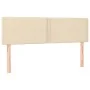 Box spring bed with cream fabric mattress 140x200 cm by vidaXL, Beds and slatted bases - Ref: Foro24-3140542, Price: 417,44 €...