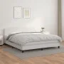 Boxspringbett mit weißer Kunstledermatratze 180x200 cm von vidaXL, Betten und Lattenroste - Ref: Foro24-3141018, Preis: 571,2...