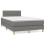 Box spring bed with dark gray fabric mattress 120x200 cm by vidaXL, Beds and slatted bases - Ref: Foro24-3140602, Price: 385,...