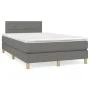 Box spring bed with dark gray fabric mattress 120x200 cm by vidaXL, Beds and slatted bases - Ref: Foro24-3140602, Price: 385,...