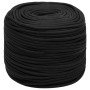 Cuerda de barco polipropileno negro intenso 6 mm 25 m