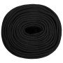 Cuerda de barco polipropileno negro intenso 6 mm 25 m