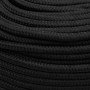 Cuerda de barco polipropileno negro intenso 6 mm 25 m