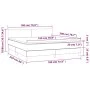 Box spring bed with gray synthetic leather mattress 180x200 cm by vidaXL, Beds and slatted bases - Ref: Foro24-3141021, Price...