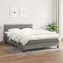 Box spring bed with dark gray fabric mattress 140x190 cm by vidaXL, Beds and slatted bases - Ref: Foro24-3139970, Price: 458,...
