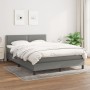 Boxspringbett mit dunkelgrauer Stoffmatratze 140x190 cm von vidaXL, Betten und Lattenroste - Ref: Foro24-3139970, Preis: 451,...