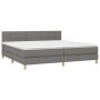 Boxspringbett mit dunkelgrauer Stoffmatratze 200x200 cm von vidaXL, Betten und Lattenroste - Ref: Foro24-3140642, Preis: 565,...