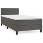 Box spring bed with dark gray velvet mattress 80x200 cm by vidaXL, Beds and slatted bases - Ref: Foro24-3141150, Price: 274,8...