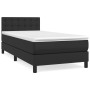 Boxspringbett mit schwarzer Kunstledermatratze 80x200 cm von vidaXL, Betten und Lattenroste - Ref: Foro24-3141089, Preis: 257...