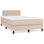 Boxspringbett mit Cappuccino-Kunstledermatratze 120x200cm von vidaXL, Betten und Lattenroste - Ref: Foro24-3141118, Preis: 38...