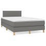 Box spring bed with dark gray fabric mattress 120x200 cm by vidaXL, Beds and slatted bases - Ref: Foro24-3140682, Price: 371,...
