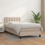 Boxspringbett mit Cappuccino-Kunstledermatratze 100x200cm von vidaXL, Betten und Lattenroste - Ref: Foro24-3141112, Preis: 32...