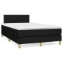 Box spring bed with black fabric mattress 120x200 cm by vidaXL, Beds and slatted bases - Ref: Foro24-3140603, Price: 371,93 €...