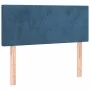 Cama box spring con colchón terciopelo azul oscuro 90x190 cm de vidaXL, Camas y somieres - Ref: Foro24-3141159, Precio: 305,9...