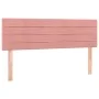 Box spring bed with pink velvet mattress 140x200 cm by vidaXL, Beds and slatted bases - Ref: Foro24-3141370, Price: 400,07 €,...