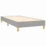 Boxspringbett mit hellgrauer Stoffmatratze 100x200 cm von vidaXL, Betten und Lattenroste - Ref: Foro24-3140673, Preis: 303,42...