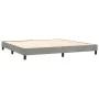 Box spring bed with light gray velvet mattress 200x200 cm by vidaXL, Beds and slatted bases - Ref: Foro24-3141323, Price: 528...