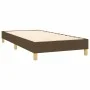 Box spring bed with dark brown fabric mattress 100x200 cm by vidaXL, Beds and slatted bases - Ref: Foro24-3140756, Price: 315...